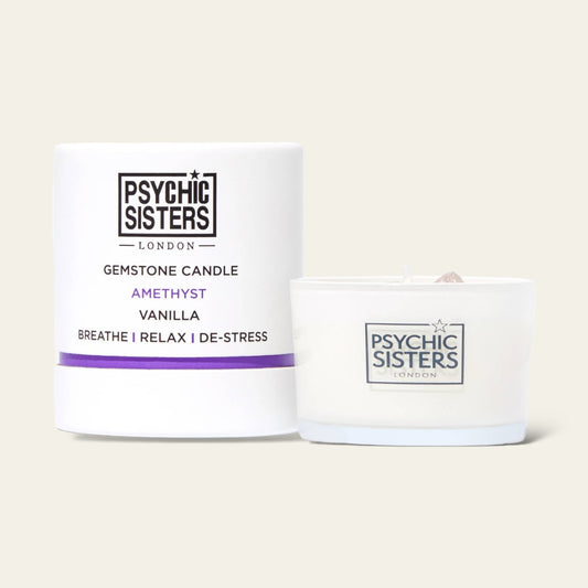 AMETHYST CANDLE - Psychic Sisters