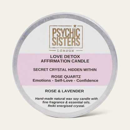 LOVE DETOX TIN CANDLE - Psychic Sisters