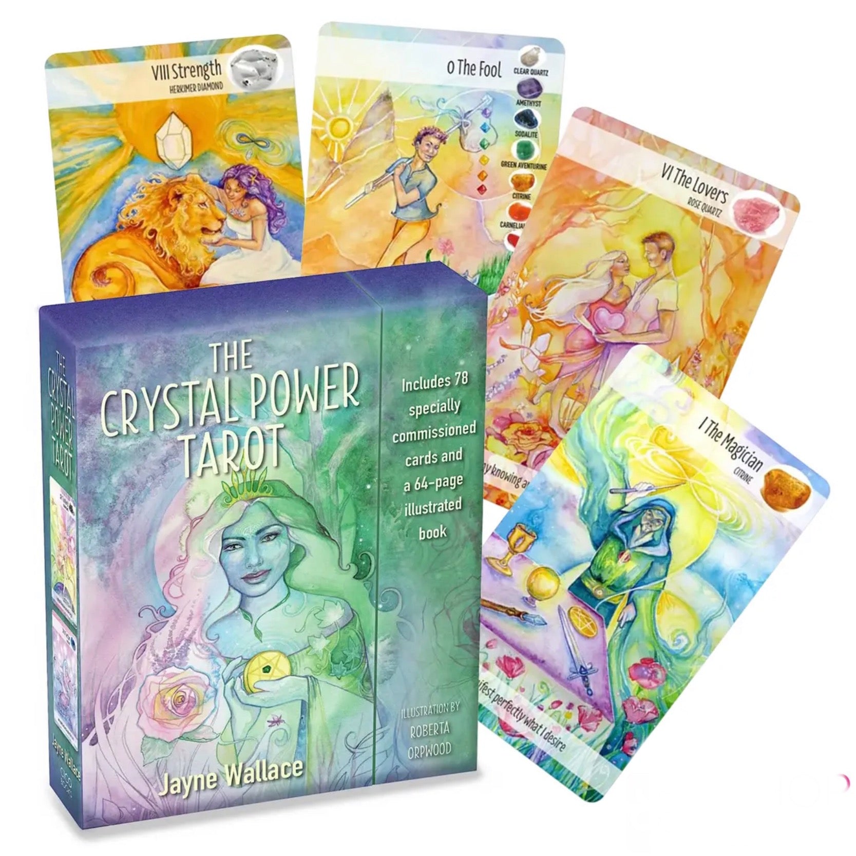 THE CRYSTAL POWER TAROT BY JAYNE WALLACE - Psychic Sisters